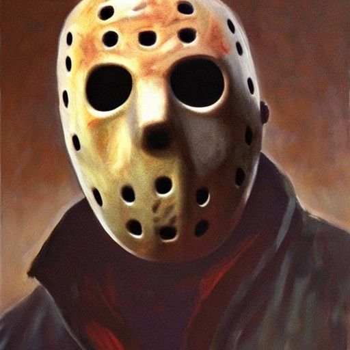 Jason Voorhees as Oil Painting