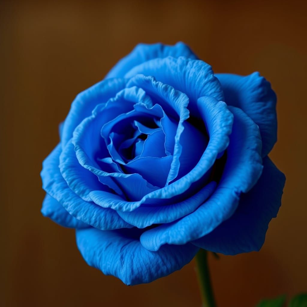 Dreamy Blue Rose in Soft Focus