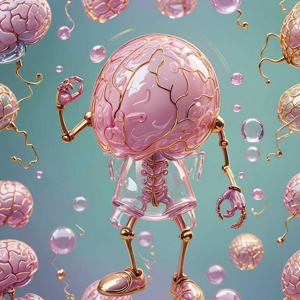 Anxiety as Glass of Water: Conceptual 32K Image