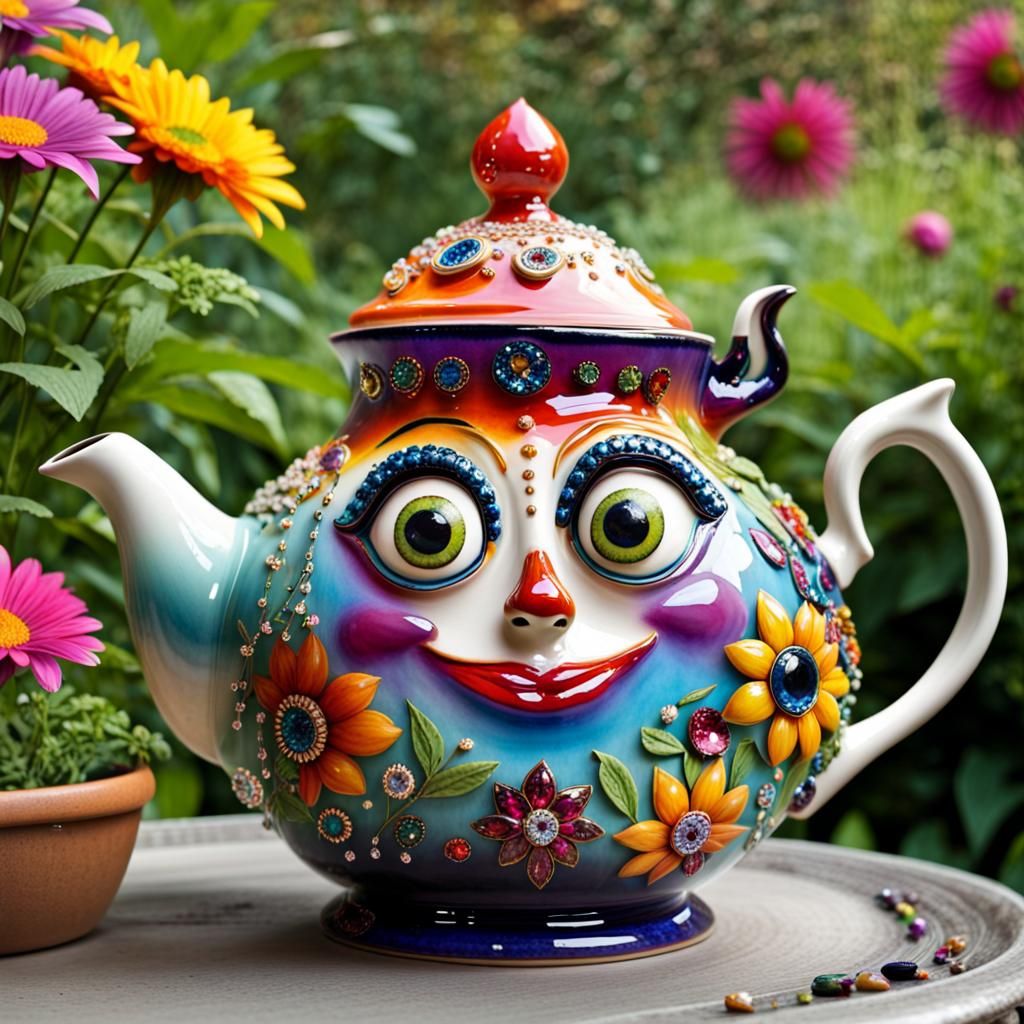 Tea Pot short and stout.