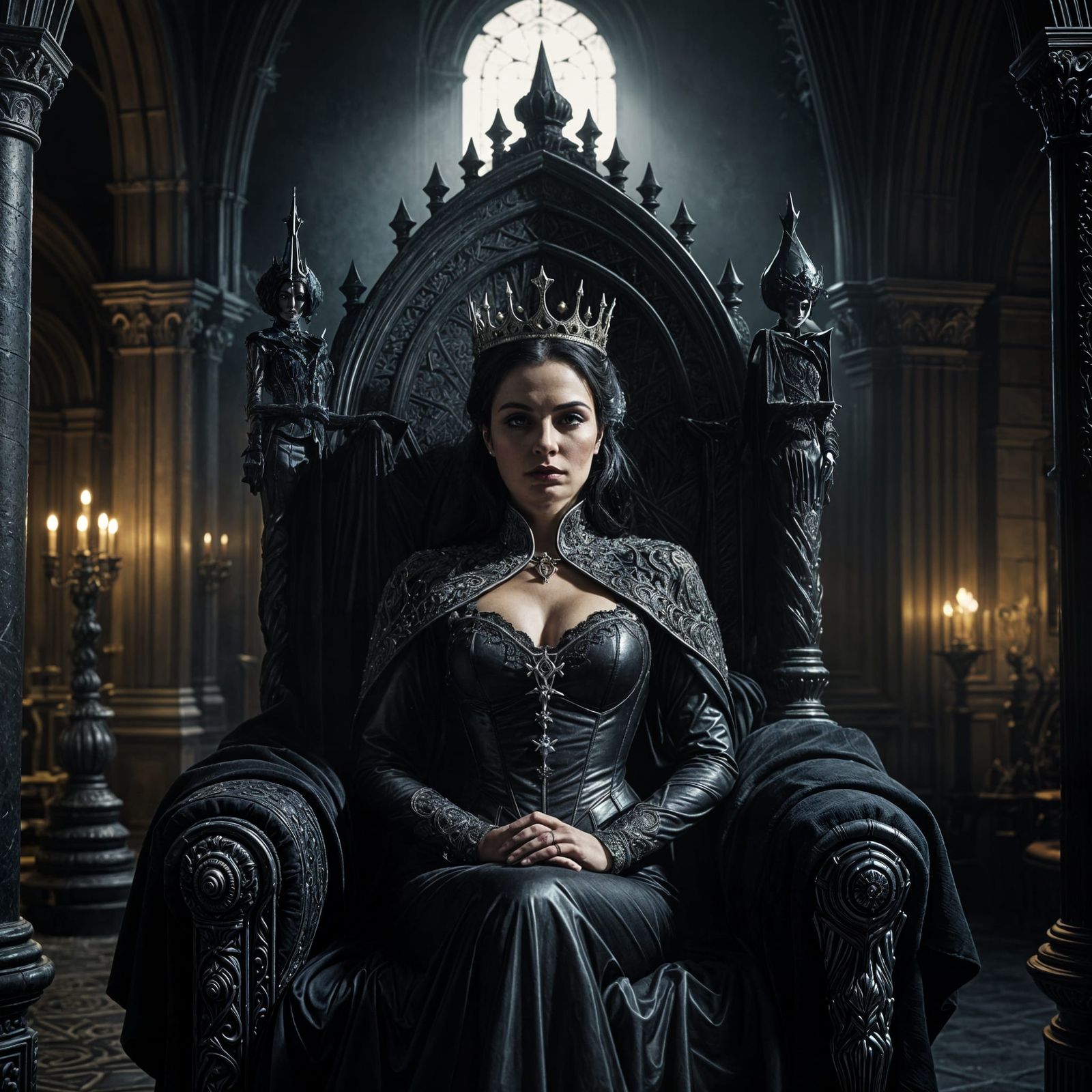 Gothic Queen III in Ansel Adams Style