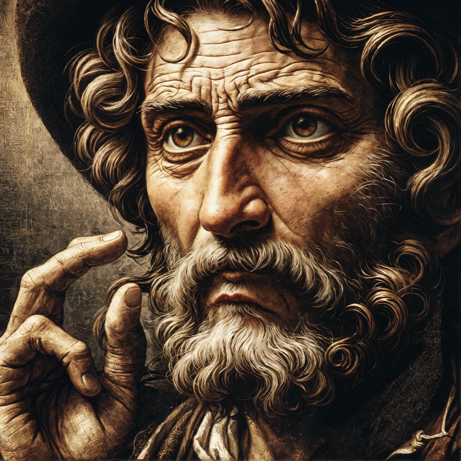 Expressive Character Portrait in Renaissance Style