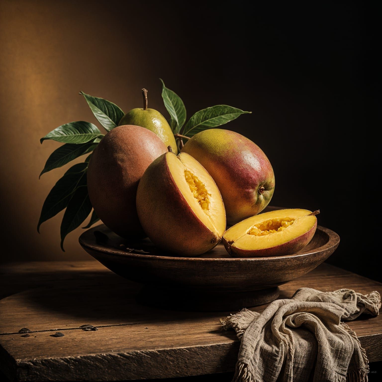 Still Life in Warm, Golden Light, Rembrandt-Inspired Oil Pai...