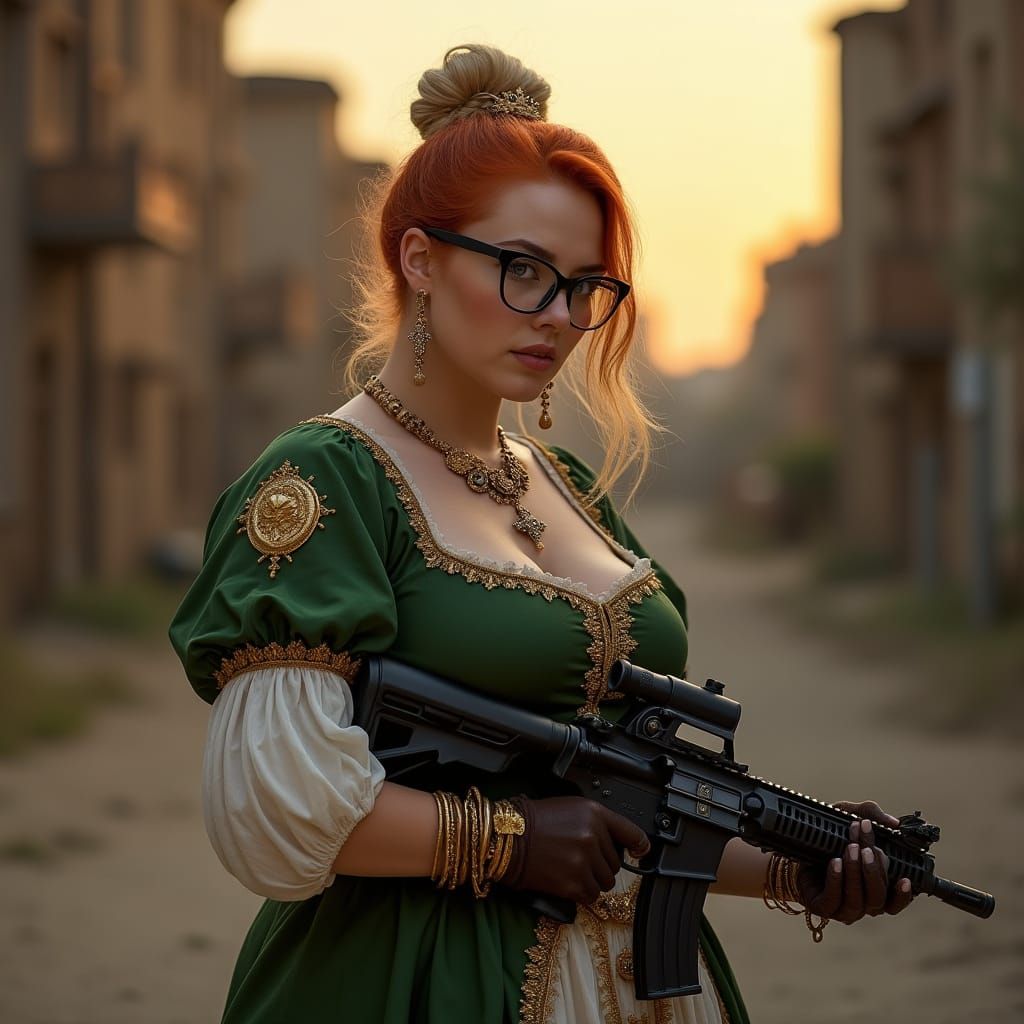 Plus-Size Irish Designer in Medieval Style