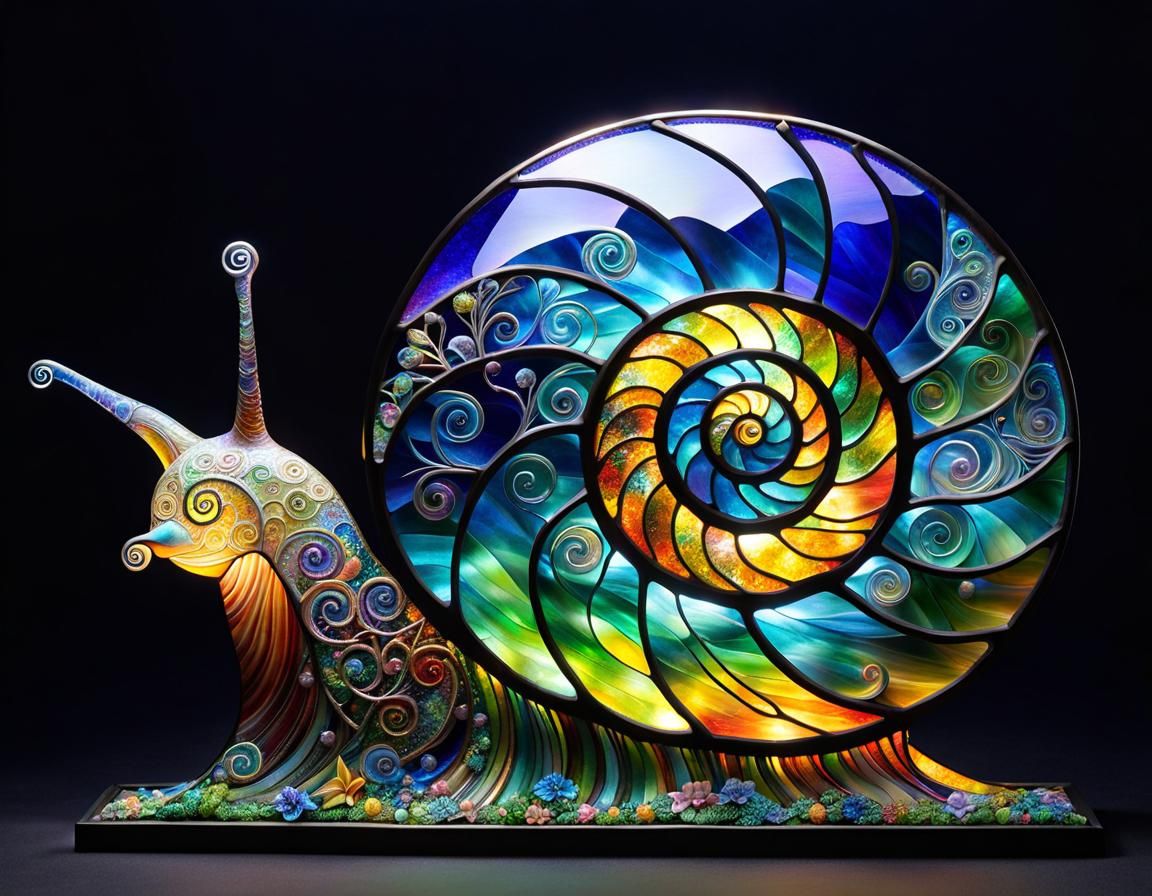 stained glass snail🐌