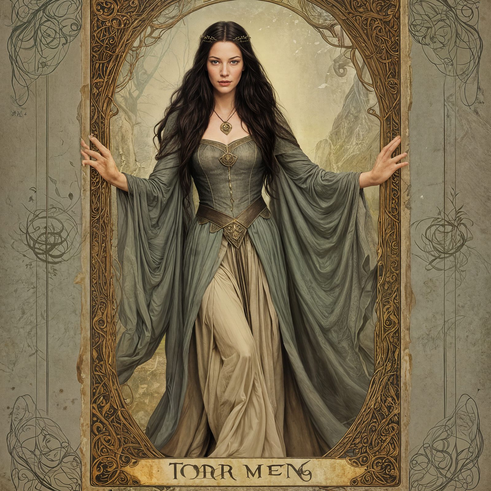 Liv Tyler as Enchanting Arwen from Lord of the Rings in Taro...