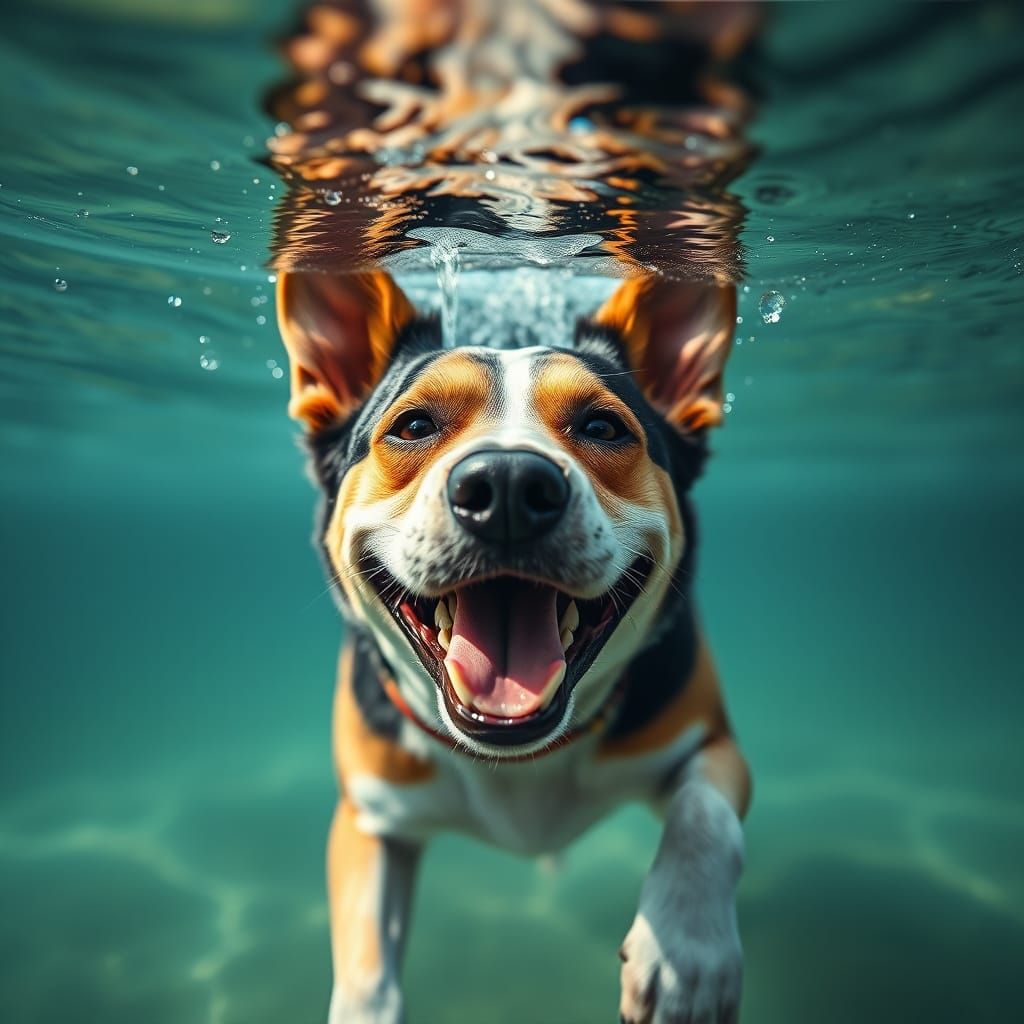 Canine Joy in the Depths