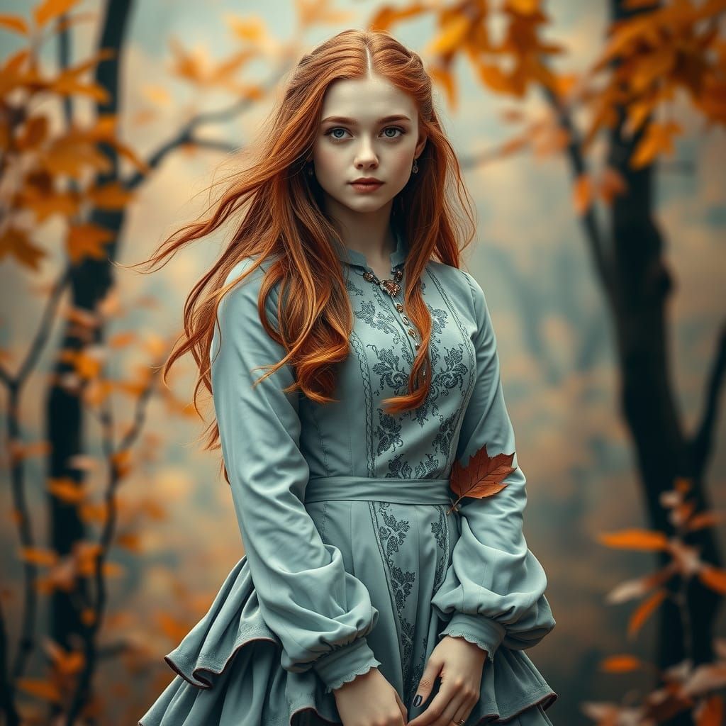 Girl in the Woods