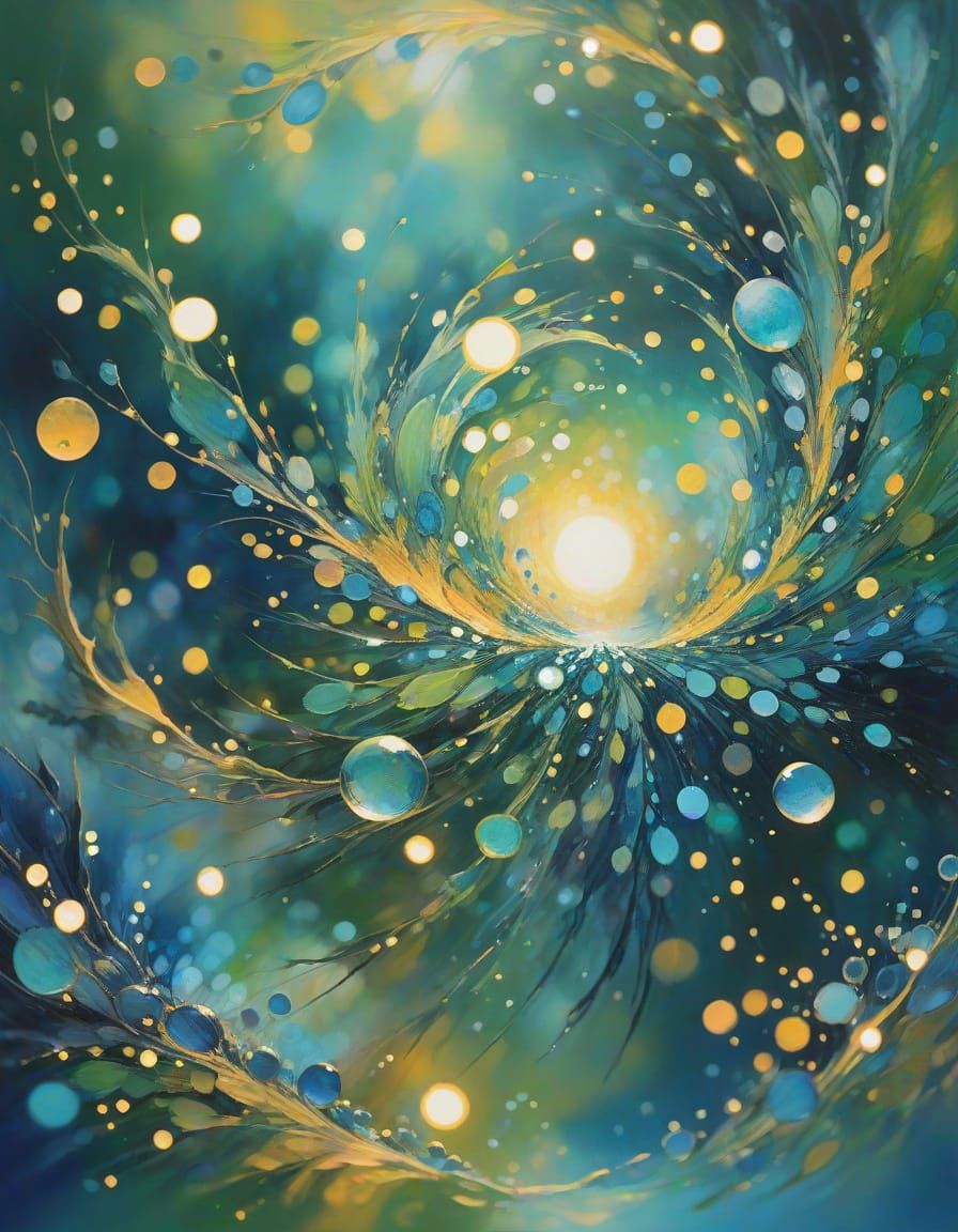 Dreamy Ethereal Landscape in Soft Bokeh