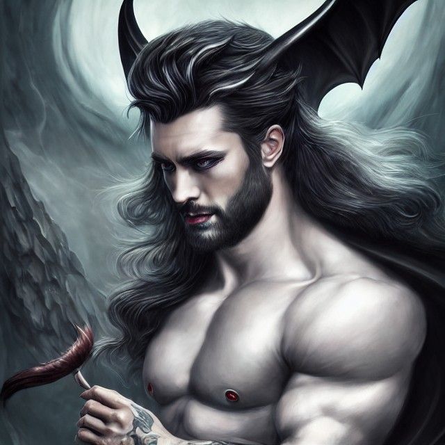 Dark Angel Eating a Sausage