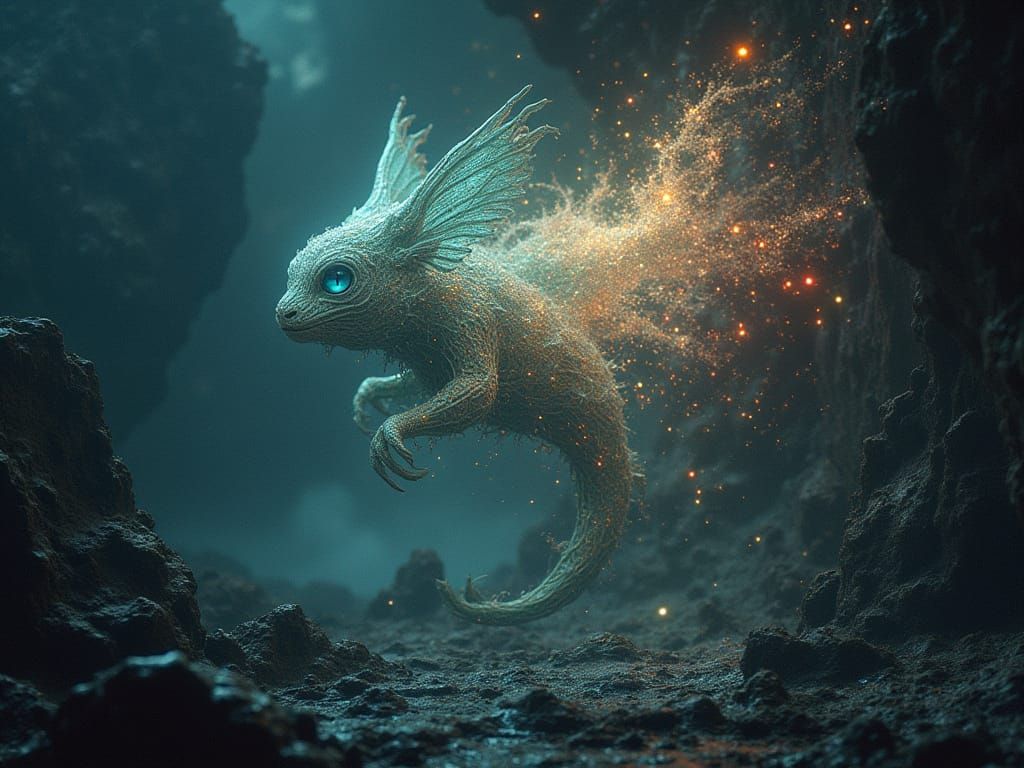 Agog with Existential Wonder, a Slight Feeling of Birefringent Relief, Fragile-Folded Like a Glassigami Numpty in a Circ...