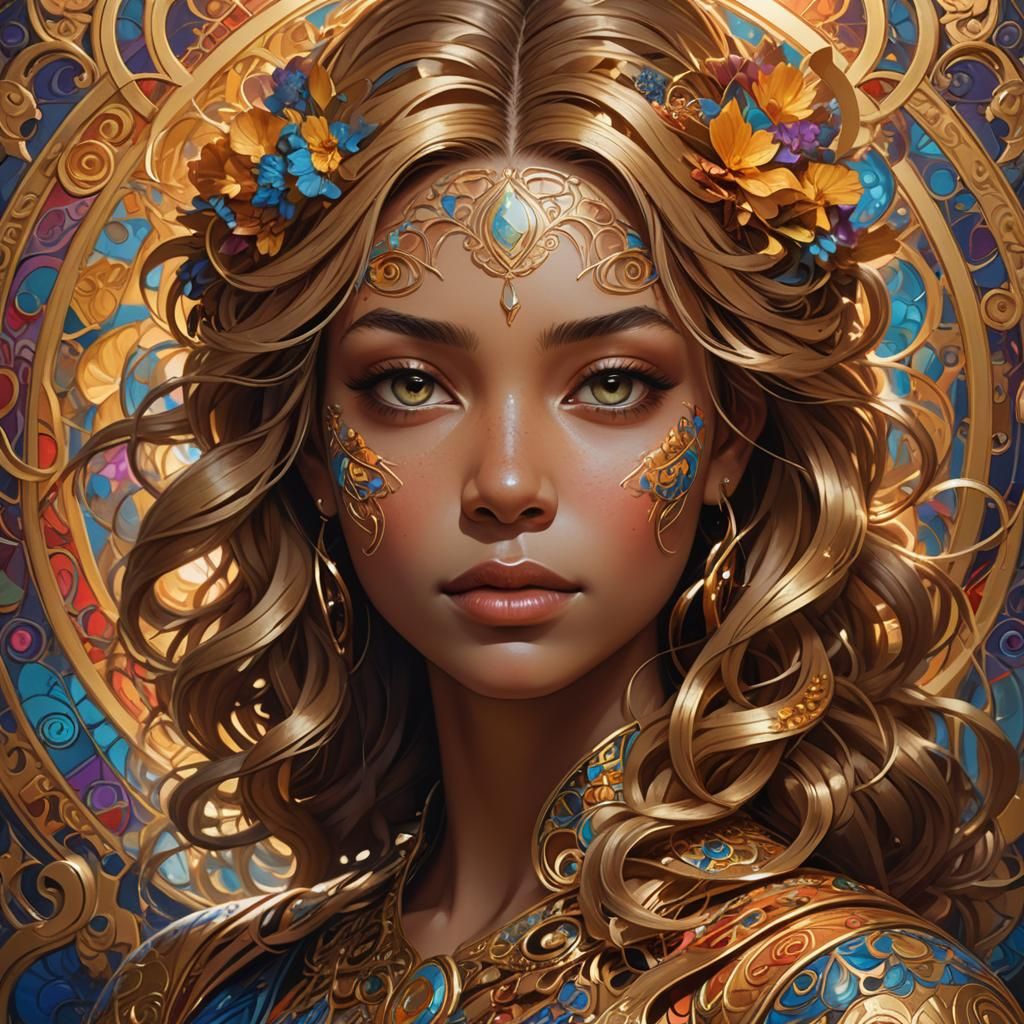 Latto Portrait in the Style of Rutkowski and Artgerm