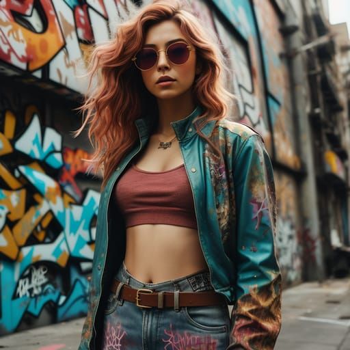 Super Punk Character Generated by AI