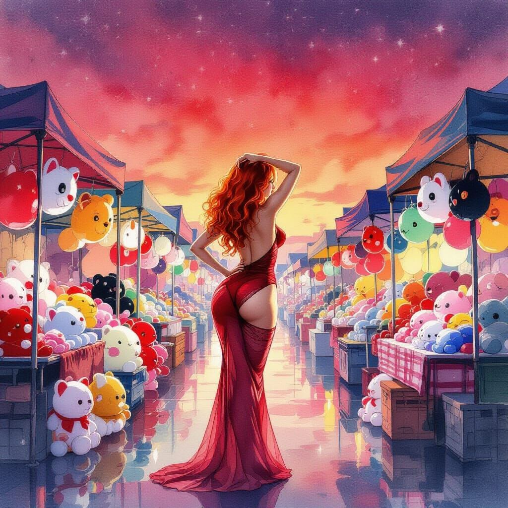 Evil Plushies at Vermilion Market