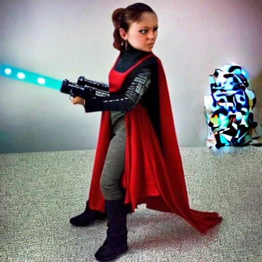 Star Wars Girl AI Generated Image