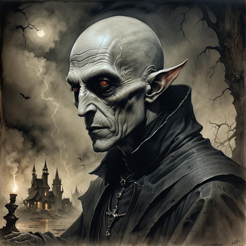 Nosferatu, the Vampyre, inspired by Klaus Kinski's portrayal...