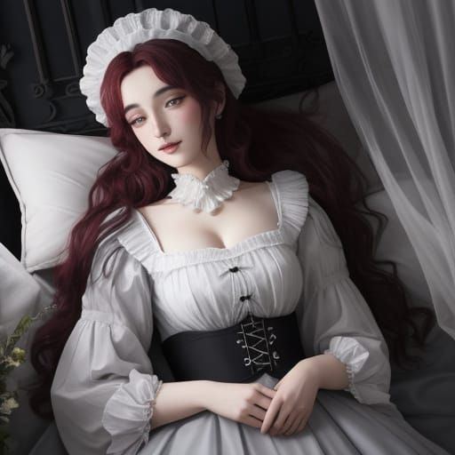 Moonlit Night Scene Inspired by French Song