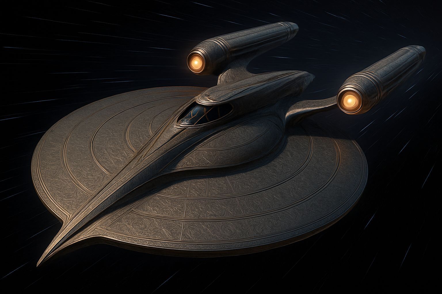 Vulcan Kestral Starship Prototype in Hyper-Realistic Digital...