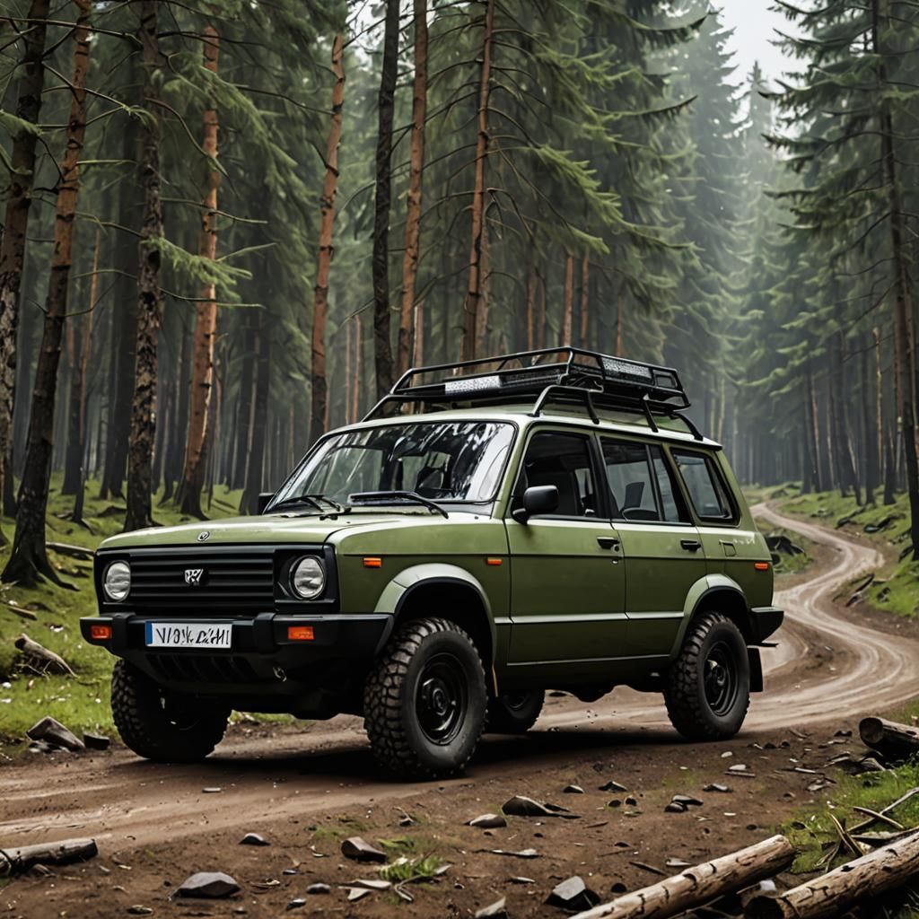 Updated Design of Vaz-21213 NIVA