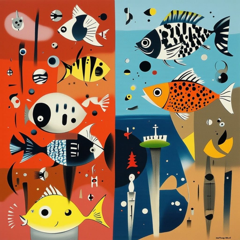 Dynamic Fire and Water Composition