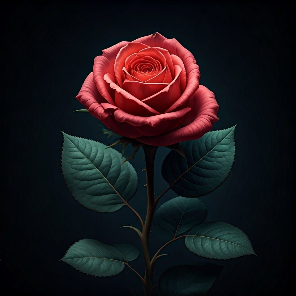 Dramatic Metamorphosis of the Rose in Film Still