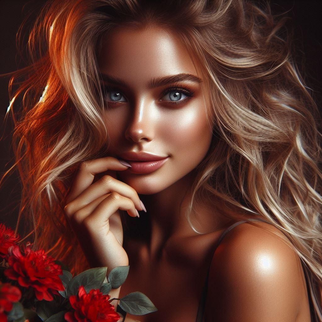 Beautiful Blonde Portrait