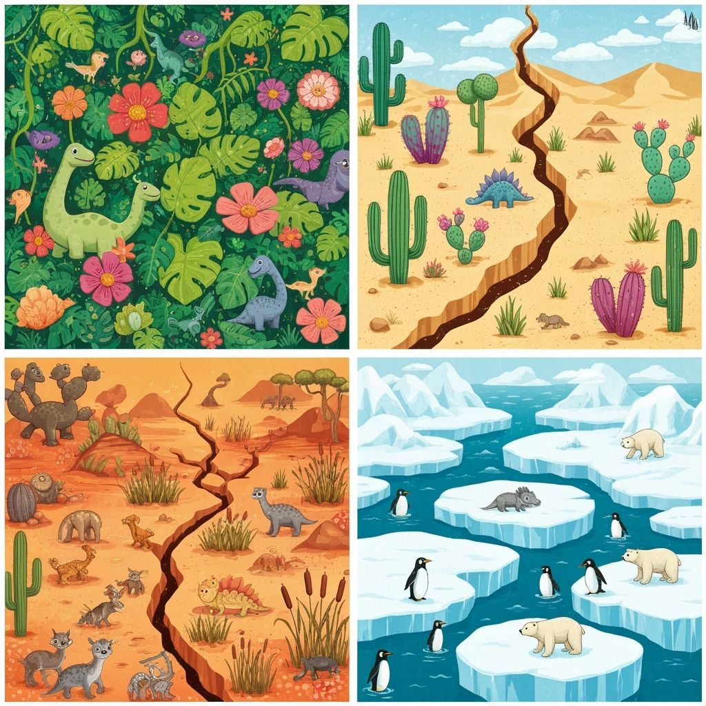 Pangea Puzzle: A Jigsaw of Shifting Biomes