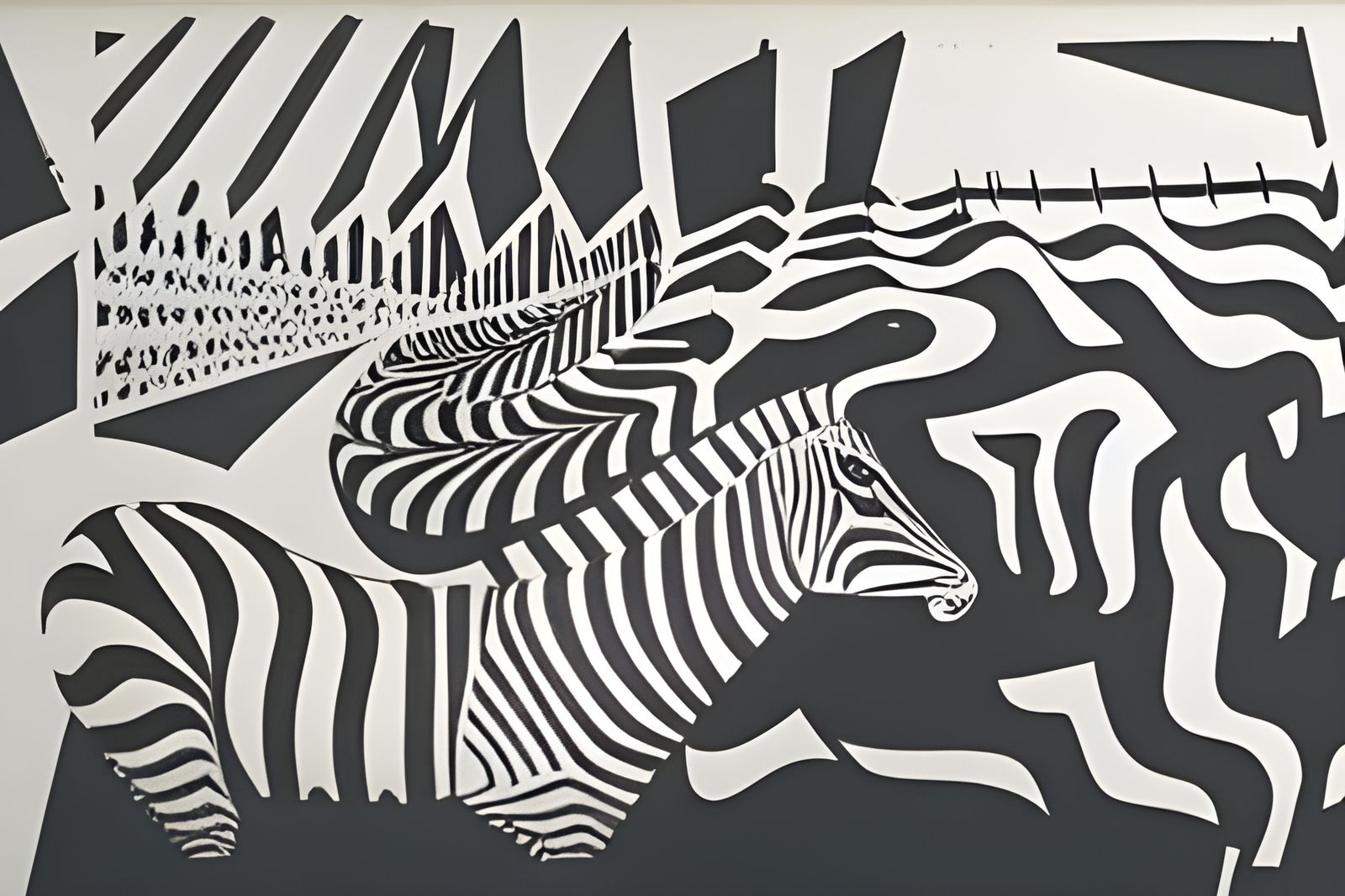 Striking Zebra Portrait in Natural Habitat