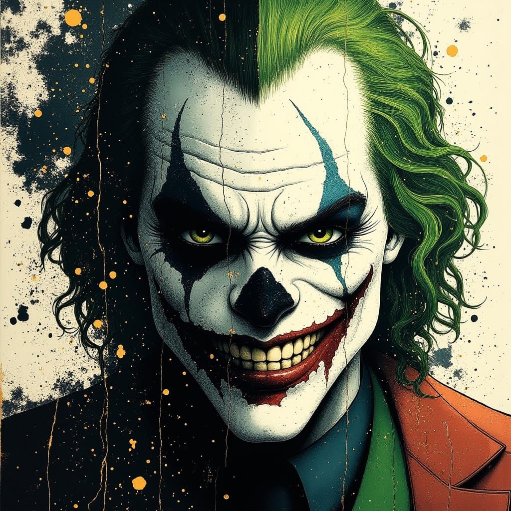 Spawn and Joker Fusion Character Design