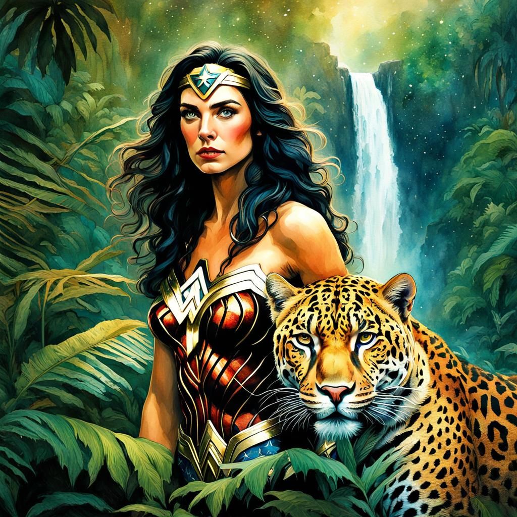 Wonder Woman On Vacation In Her Homeland, Themyscira