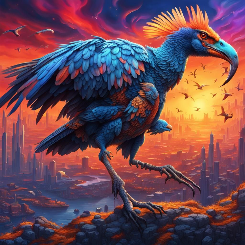 Vibrant Exotic Birds in a Photorealistic World