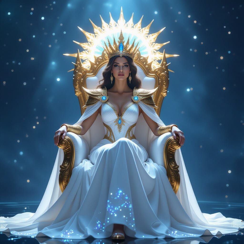 Celestial Ruler on Cosmic Throne