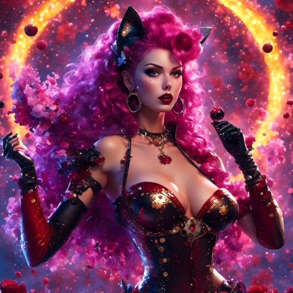 SupersexyPunk Digital Art with VampireCore Elements