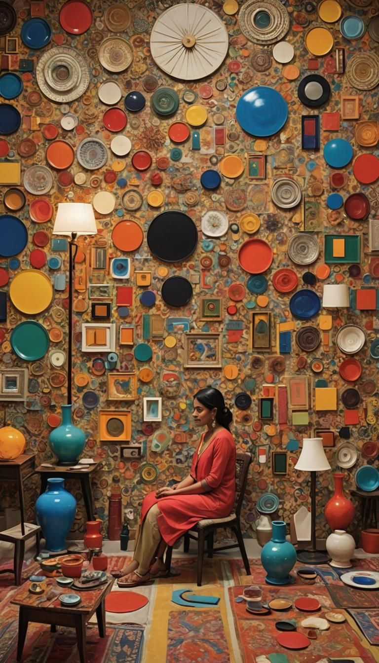 Abstract Metaphysical Scene Depicting New Perception