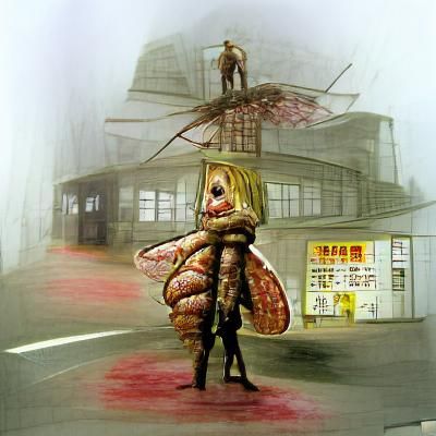 Candyman in Silent Hill Concept Art Style