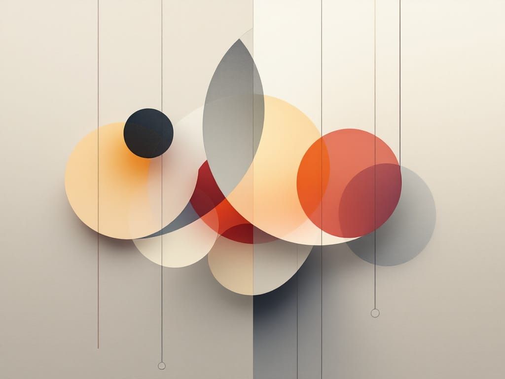 Abstract Proportion Visualized with Geometric Shapes