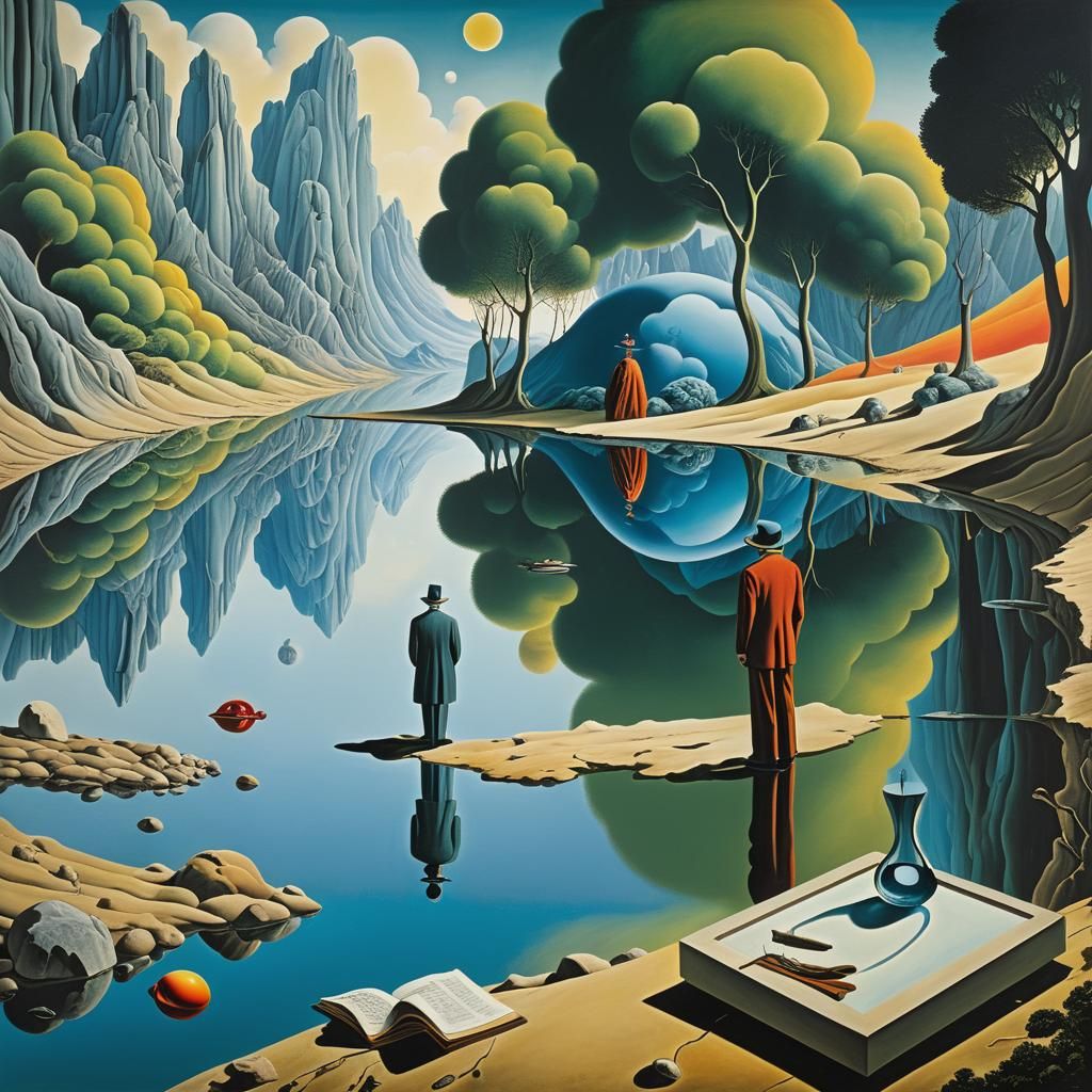 Surrealist Tapestry of Wonder in Grandiose Proportions
