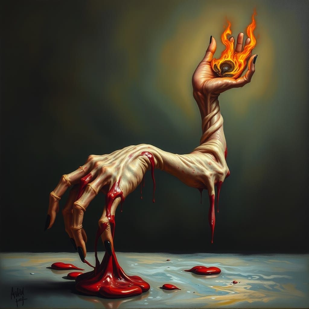 Surreal Phantom Limb Plots Sabotage in Dalí-esque Style