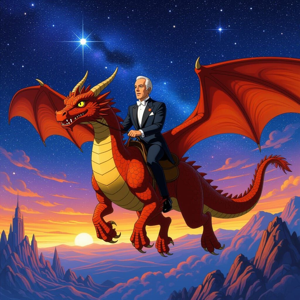 Frasier Crane Rides a Dragon Through Space