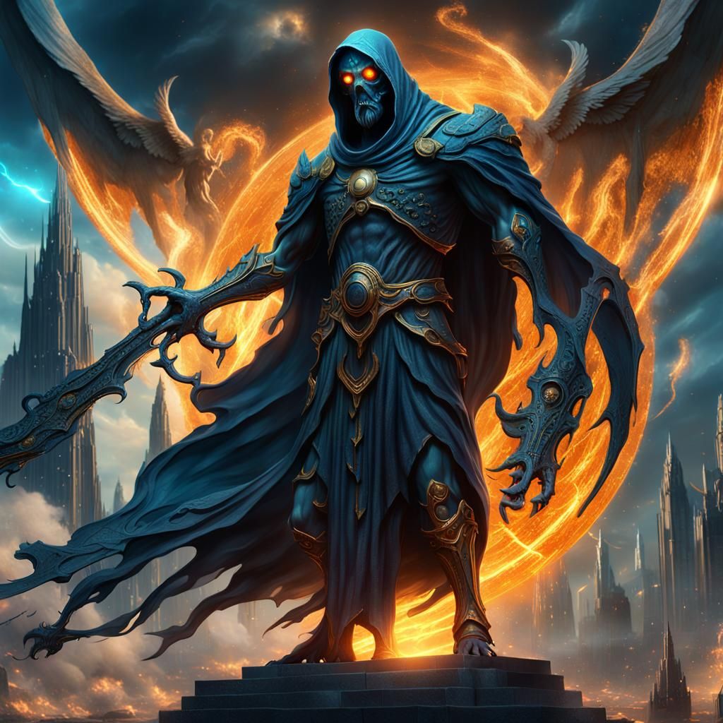 Elder God Shapes the Universe: Cosmic Fantasy Art