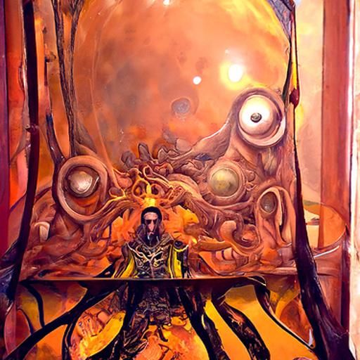 Aetherpunk King's Surreal Time Travel Door
