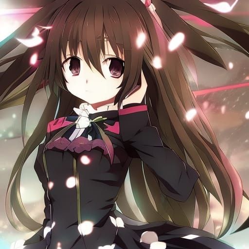 Anime Style Waifu Character Art