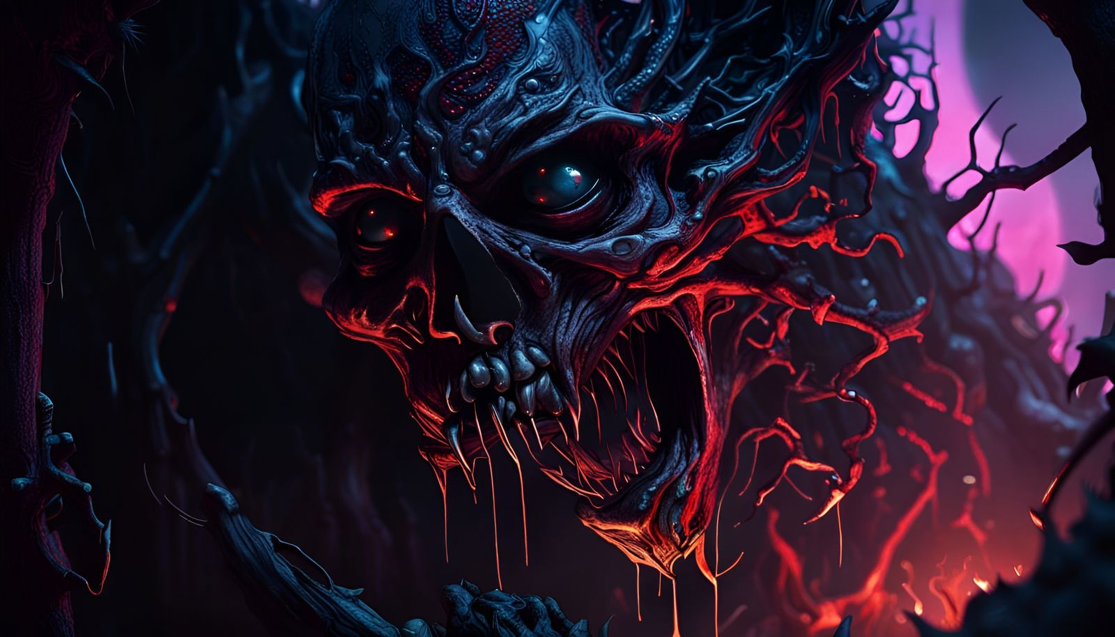 Demon Ash Evil Dead Digital Illustration