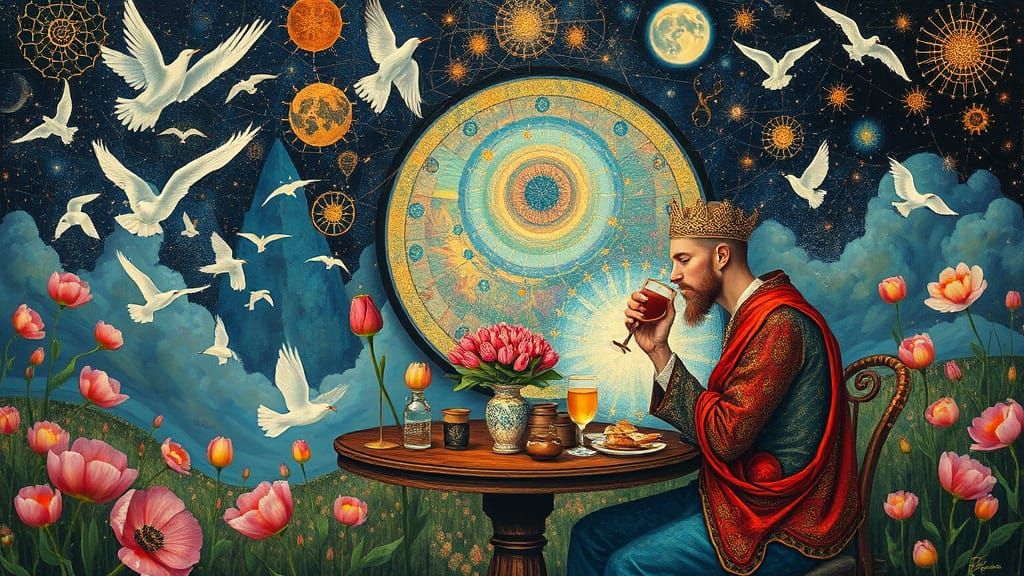 Psychedelic Utopia in Hieronymus Bosch Style