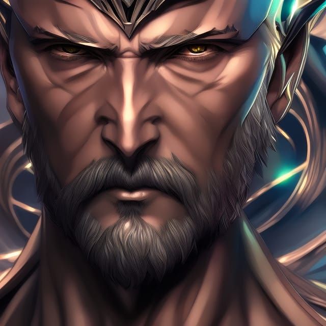 Superhero Portrait with Dynamic Lighting and Intricate Detai...