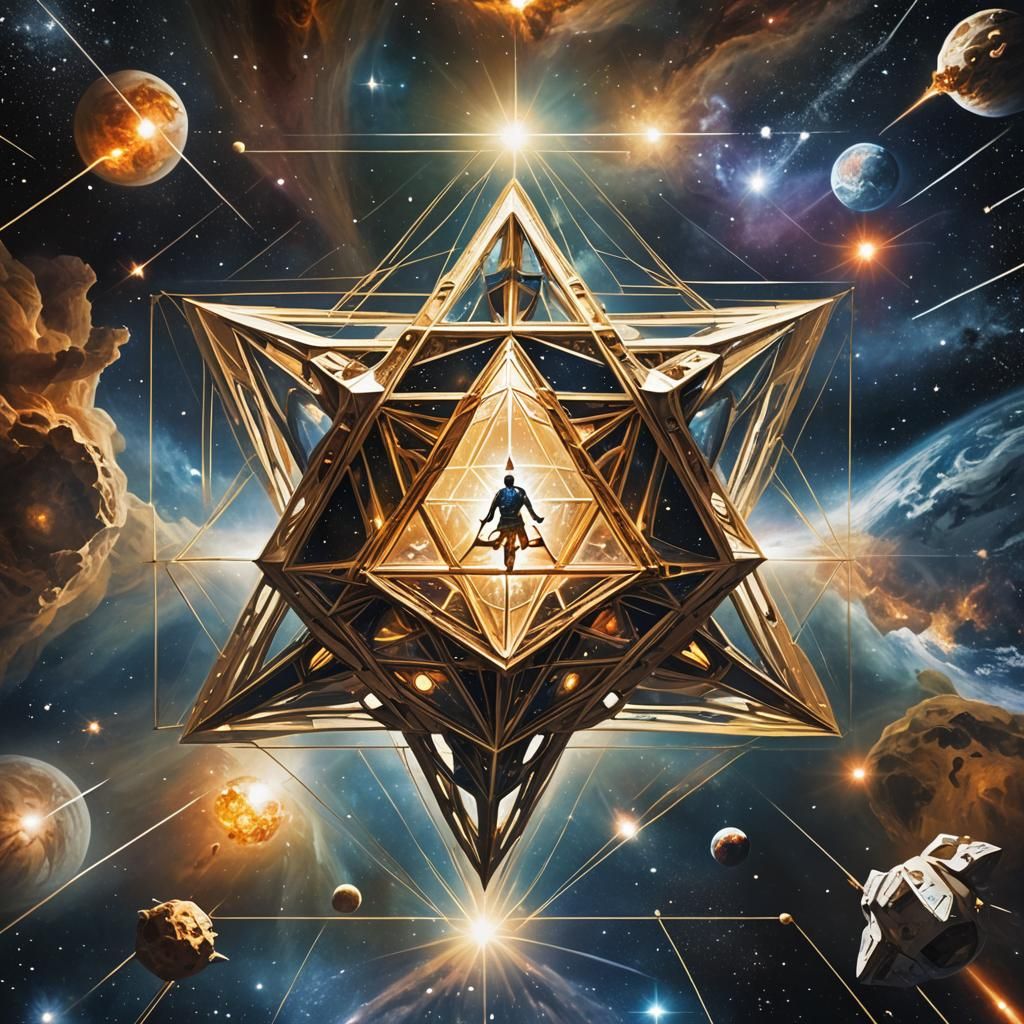 Merkaba Journey in Outer Space