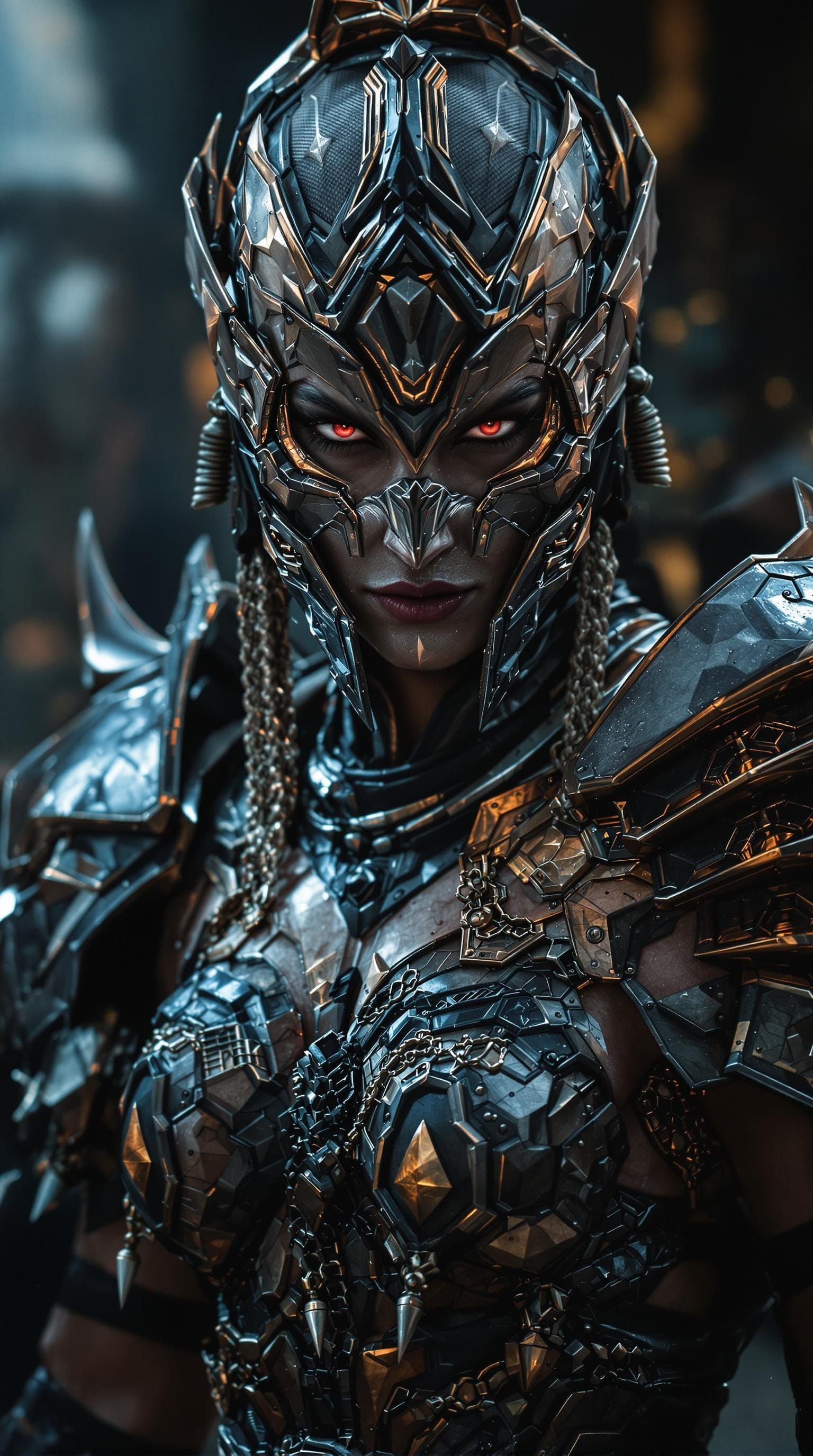 Surreal Berserker Warrior Emerges from the Cosmos