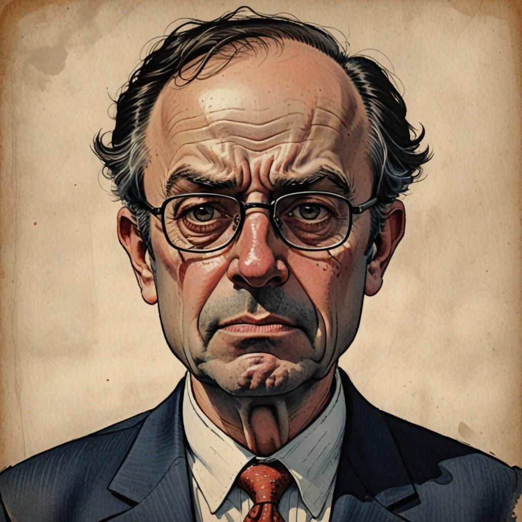 Contemptuous Caricature of the World's Worst Person