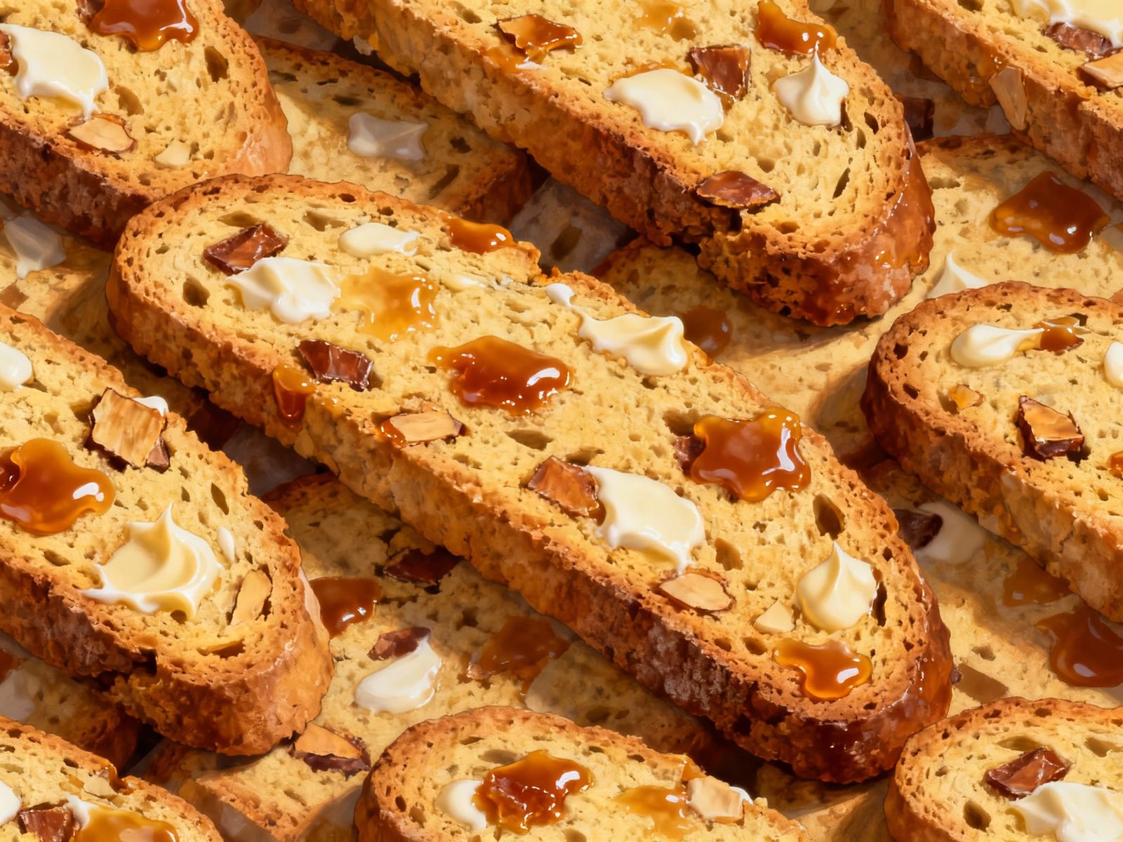 Biscotti Terrazzo Tile Pattern Seamless Digital Art