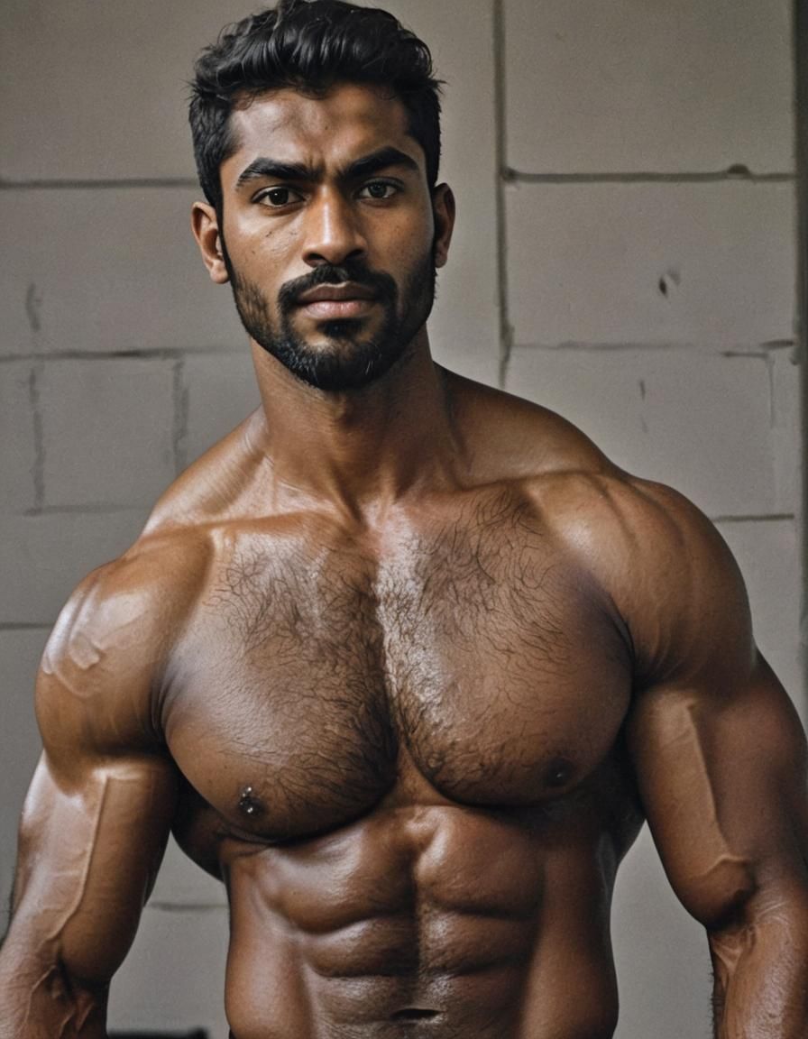 Strong South Asian Man Reveals Ripped Physique